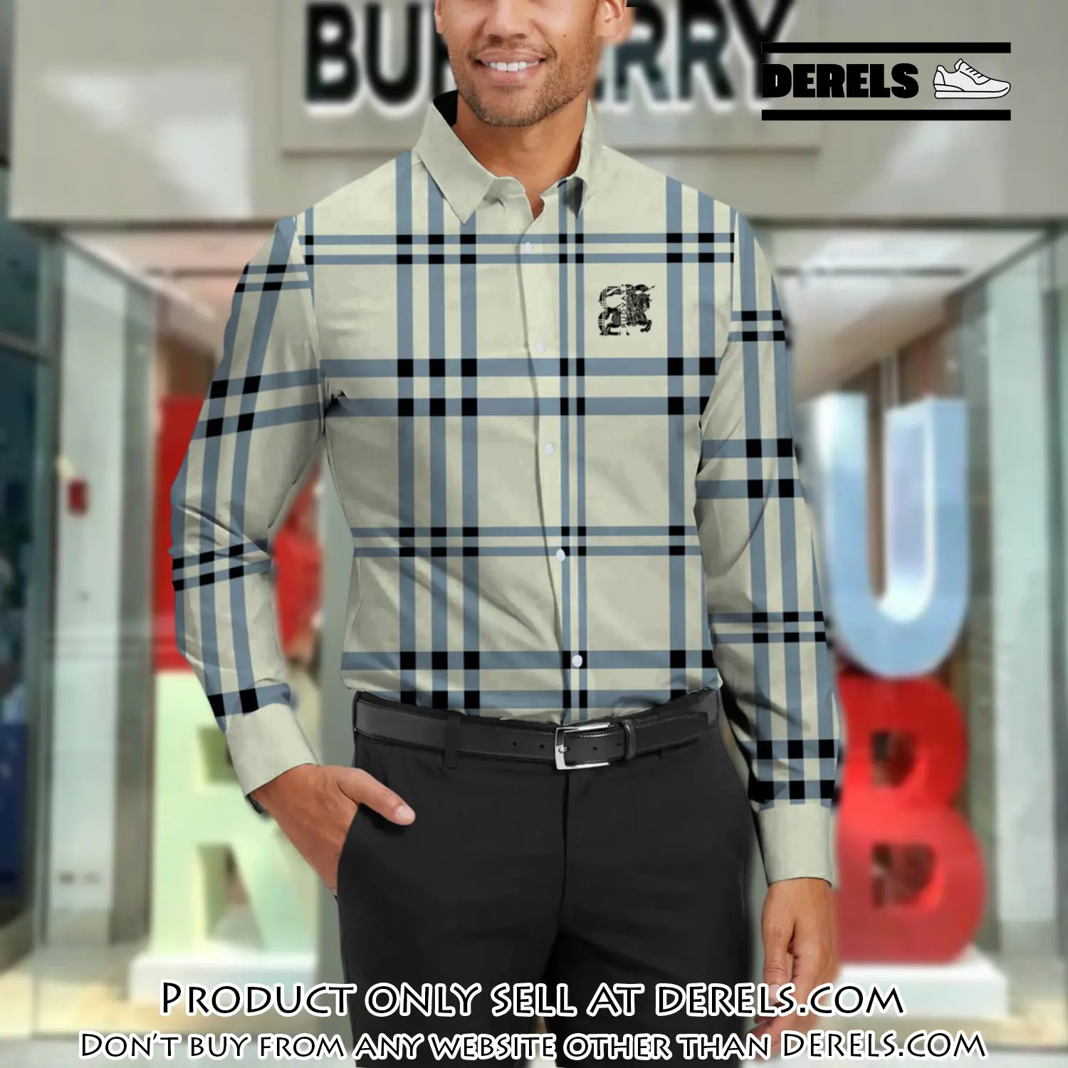 Burberry long sleeves button down shirt for elegant men lsb1013 dr3037529